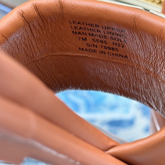 🆕 TORY BURCH 🧿 NWOT Double T Monogram Padded Leather Slide Sandals - Size US7 - Picture 7 of 13